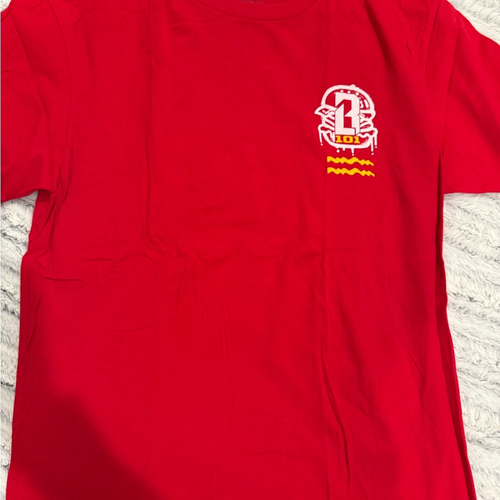 Baseball Lifestyle 101
 T-Shirt - Casual Short Sleeve Top Burger